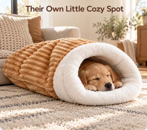 SnugPup Snuggle Sack in Caramel